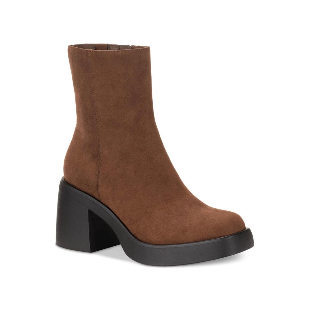 Sun + Stone Womens TIANNAA Faux Suede Round toe Booties Size 10 NEW # box 969
